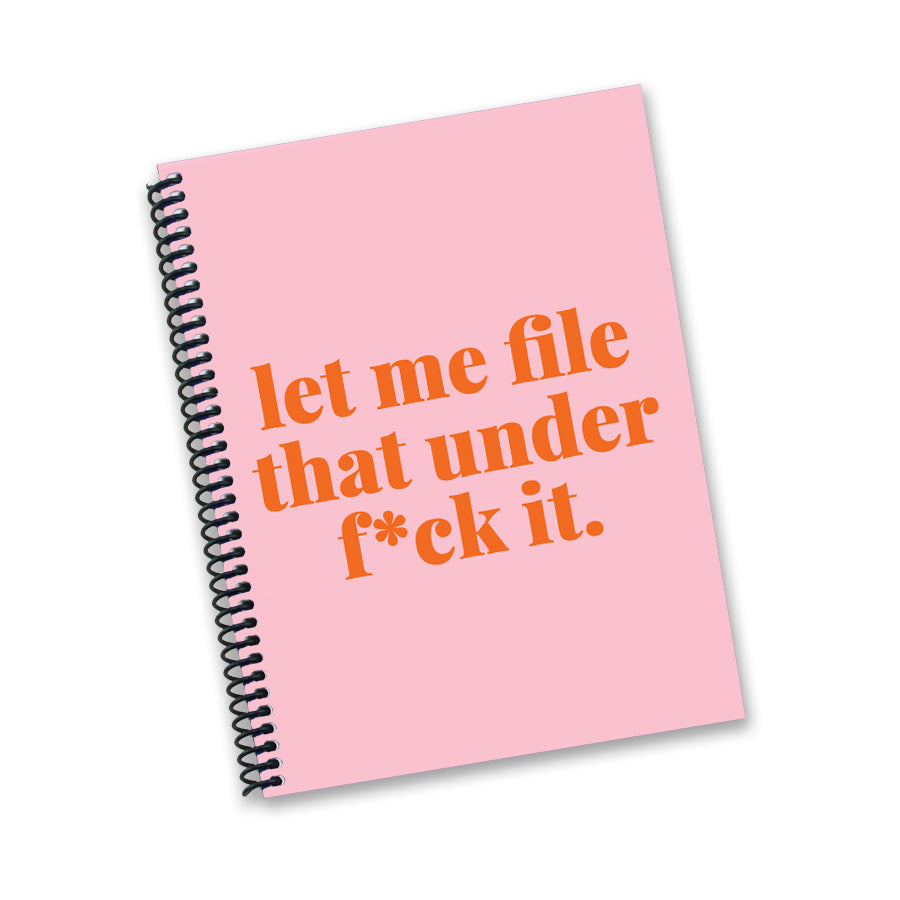 LET ME FILE IT DIARY