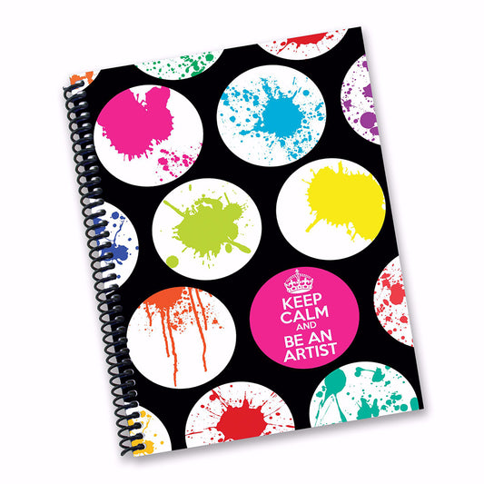 KEEP CALM AND BE AN ARTIST NOTEBOOK