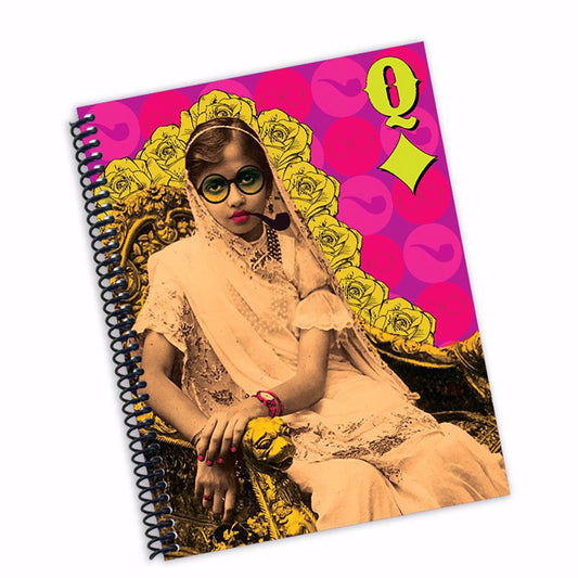 QUEEN OF DIAMONDS NOTEBOOK