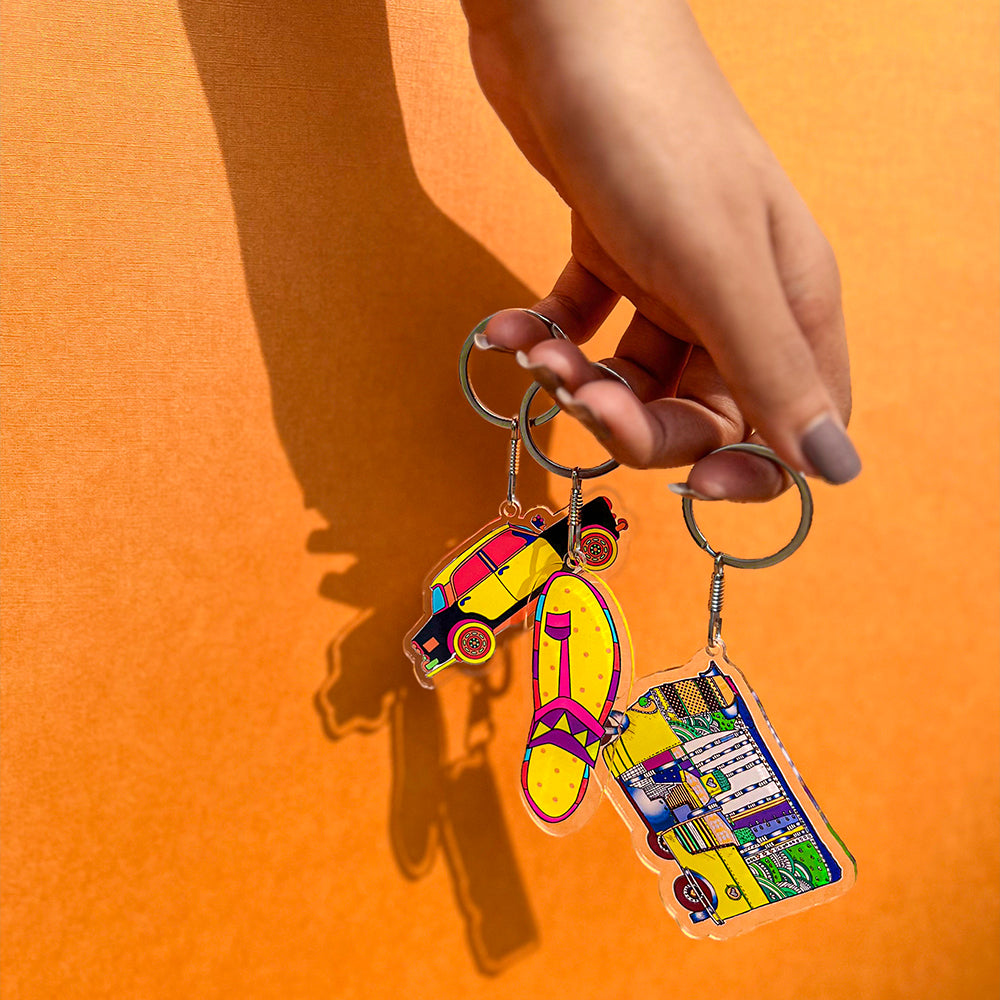 ETHNIC PALETTE KEY RINGS SET – 9Lines
