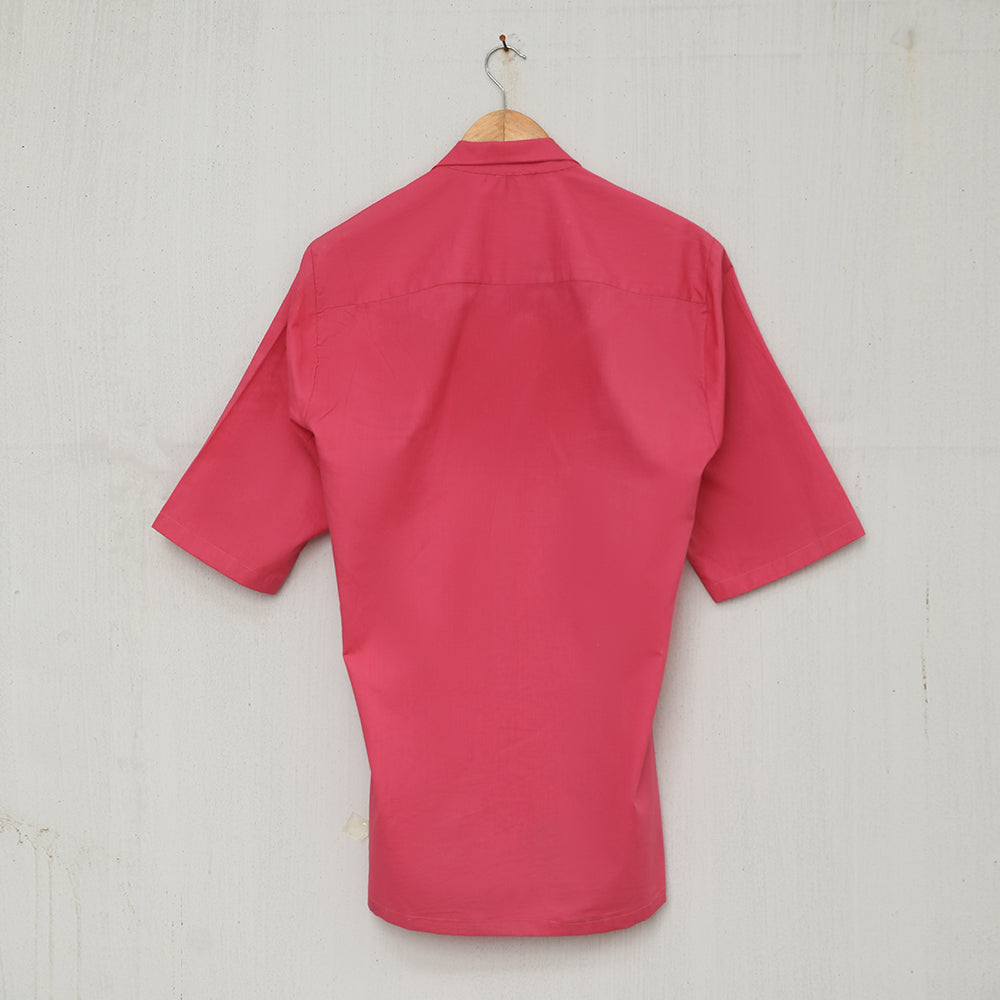 TICKLE ME PINK RELAXED FIT CUBAN SHIRT