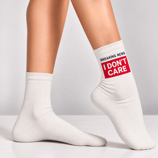 ZERO FU*KS GIVEN UNISEX SOCKS
