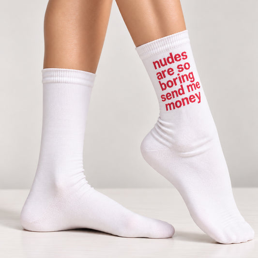 SEND MONEY UNISEX SOCKS