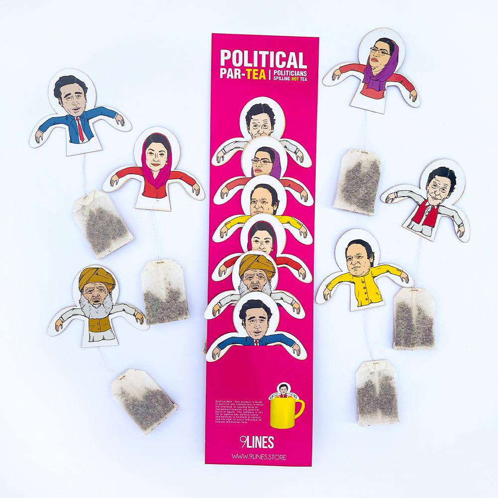 'POLITICAL PAR-TEA' TEA BAG SET